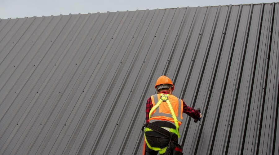 Professional metal roof installation services in Gaines, PA